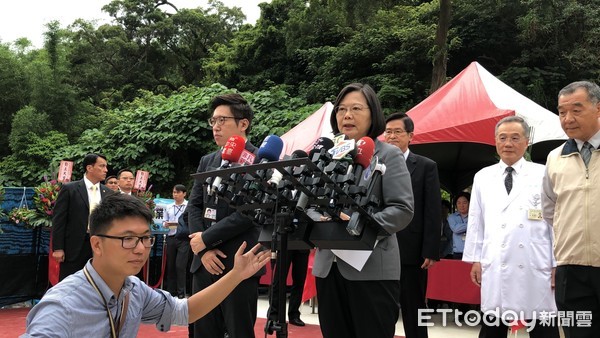 ▲▼總統蔡英文出席「臺北榮民總醫院新建醫療大樓動工典禮」。（圖／記者陶本和攝）