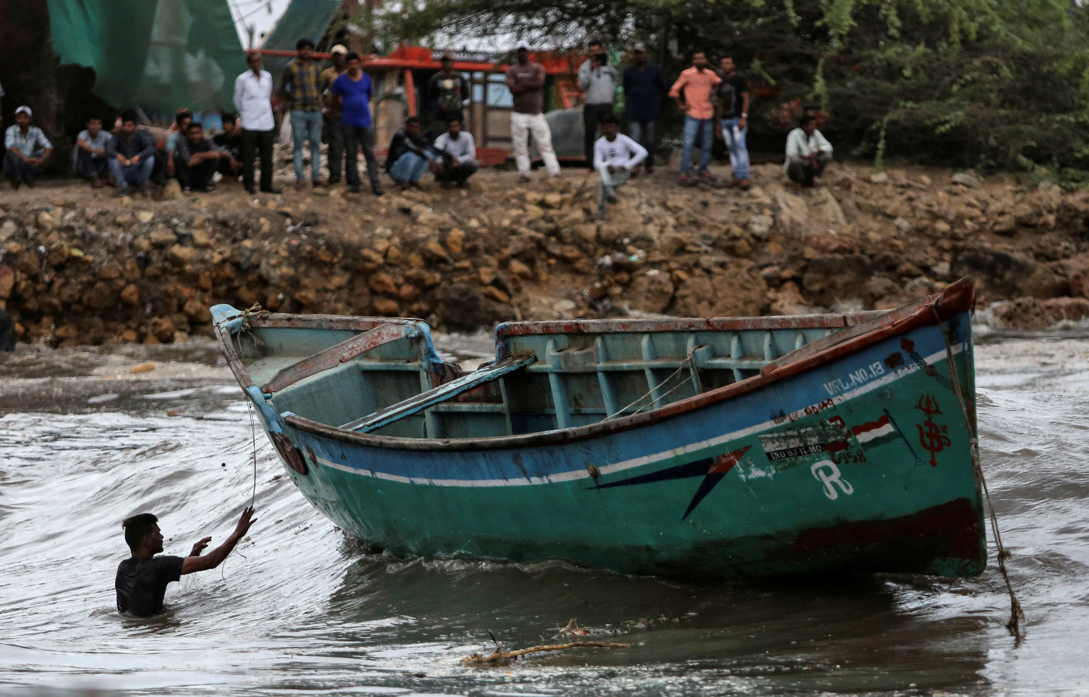 ▲▼氣旋風暴撲向印度西部，當局擬撤沿海30萬人。（圖／路透社）
