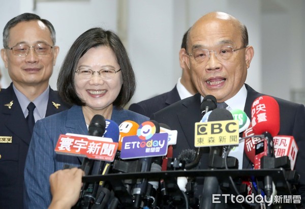 ▲▼蔡英文、蘇貞昌出席「108年警察節慶祝大會」。（圖／記者屠惠剛攝）