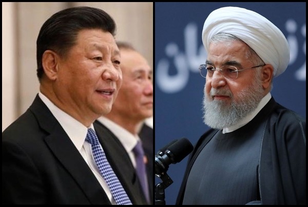 ▲▼中國國家主席習近平（左）14日與伊朗總統羅哈尼會面（右，Hassan Rouhani）。（組圖／達志影像／美聯社）