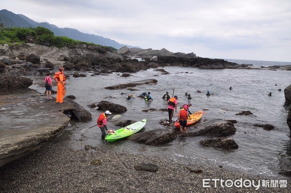 ▲▼「我們在石梯坪清淨海」活動，共計有204人參與，包含36位潛水人員。（圖／記者王兆麟翻攝，下同）