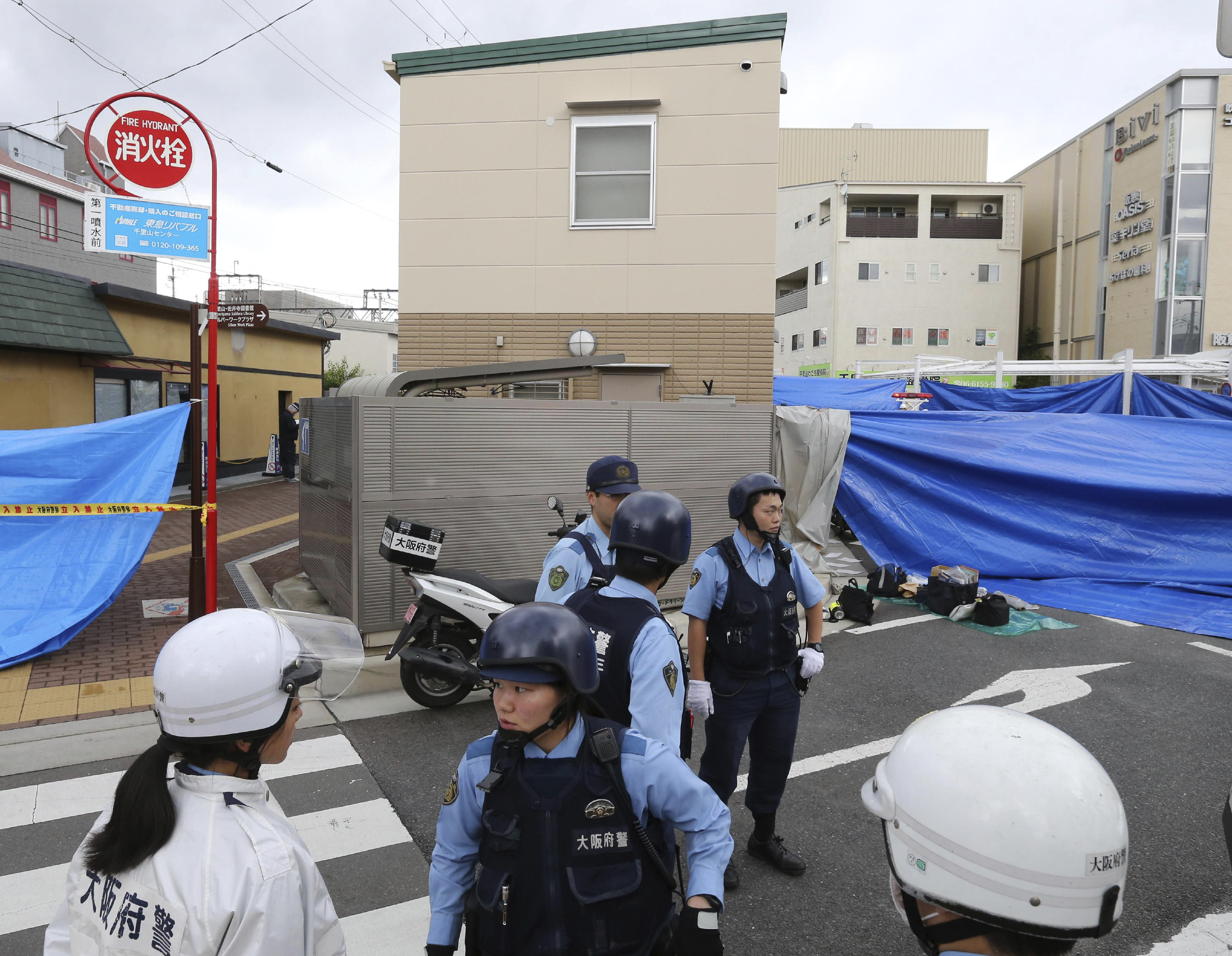 ▲日本大阪警遭奪槍砍殺。（圖／達志影像／美聯社）