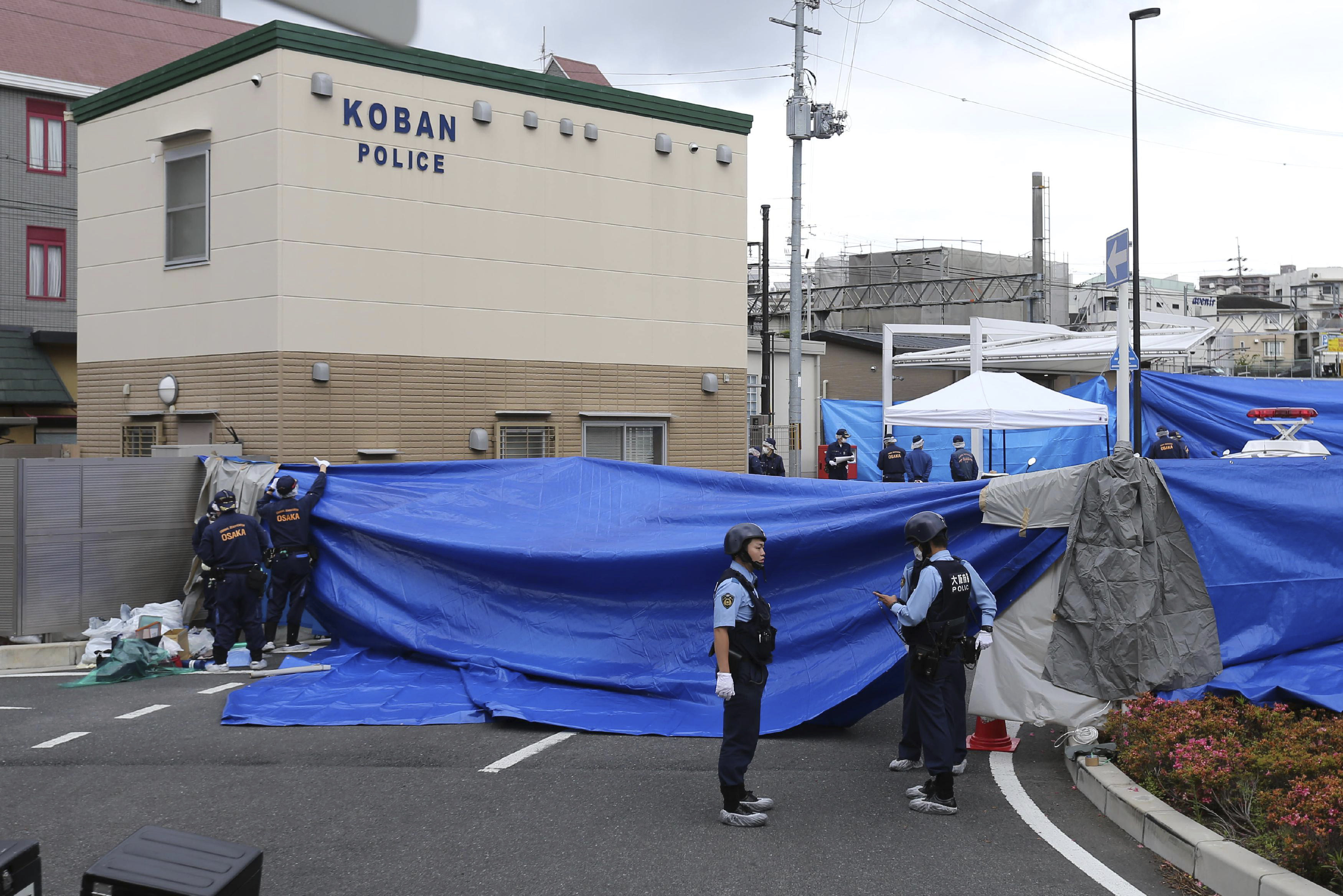 ▲日本大阪警遭奪槍砍殺。（圖／達志影像／美聯社）