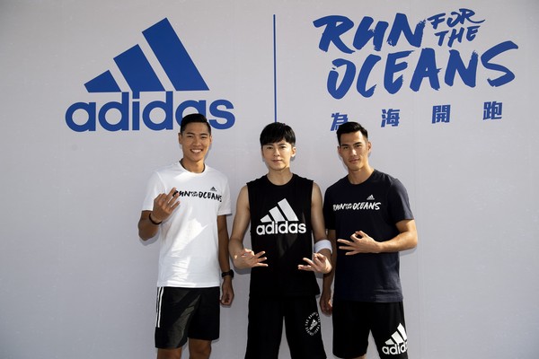 ▲李國毅、陳傑與楊俊瀚出席「Run For The Oceans 為海開跑」環保路跑活動，鼓勵大家減塑支持環保，用跑步一起守護海洋。（圖／先勢溝通提供）