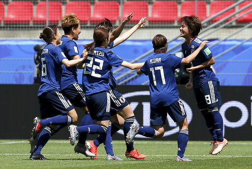 ▲2019世界盃女足，日本女足擊敗蘇格蘭。（圖／達志影像／美聯社）