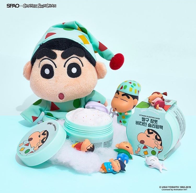 ▲蠟筆小新保養組。（圖／翻攝自IG@spao_kr）