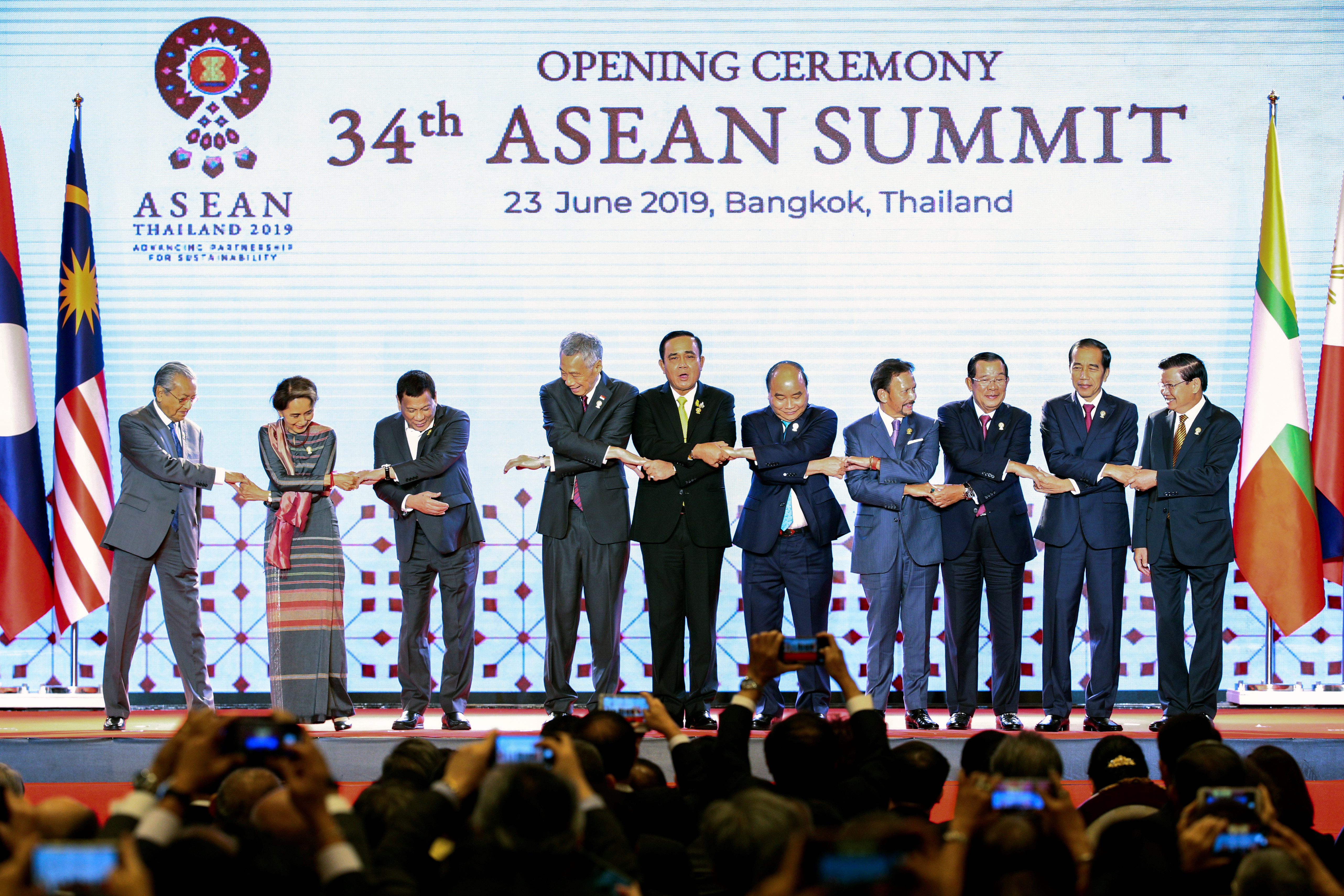 ▲▼ 第34屆東南亞國協高峰會（Asean Summit）今年於泰國曼谷登場。（圖／路透）