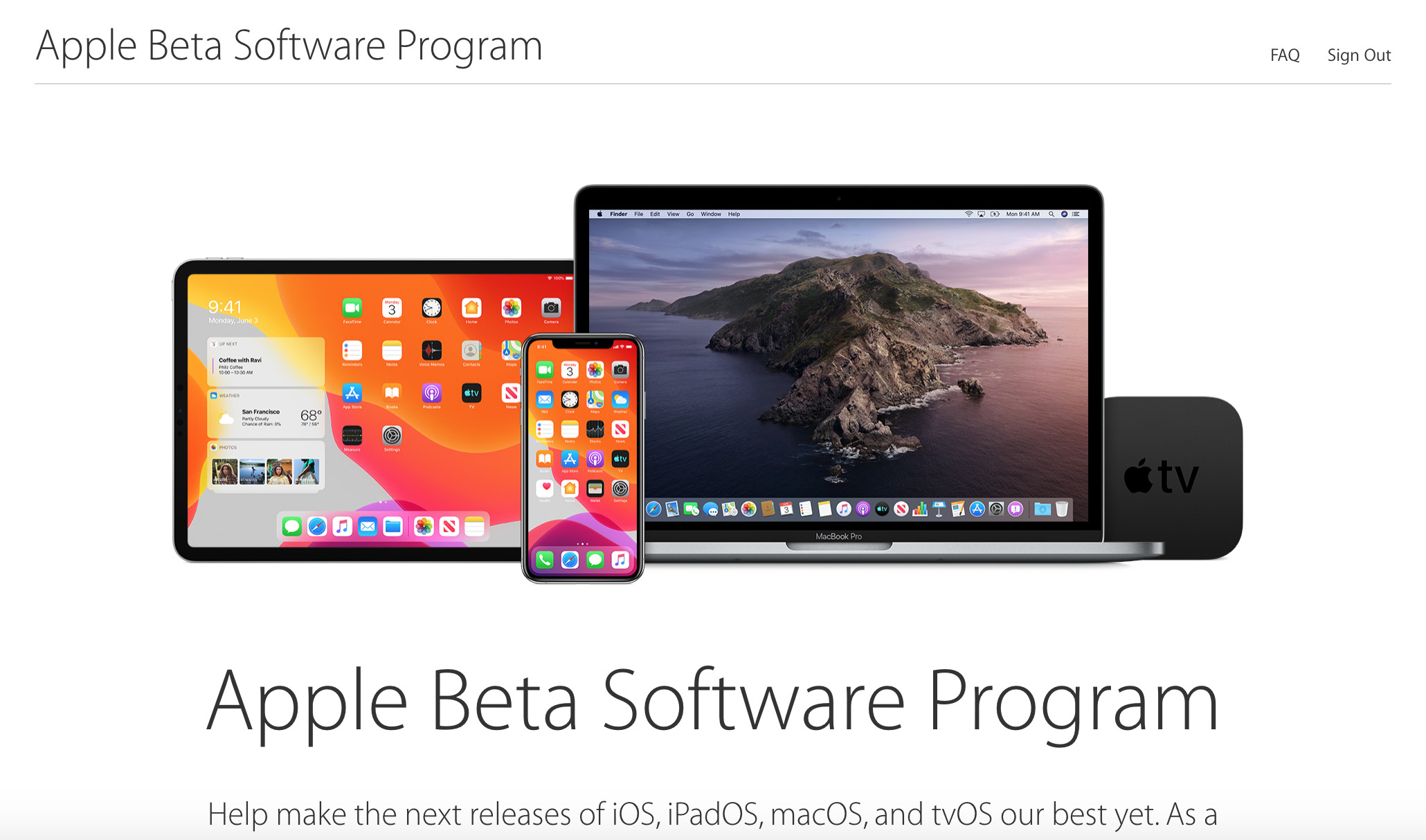 ▲▼Apple釋出iOS 13、iPadOS，以及macOS Catalina公測版。（圖／翻攝自Apple官網）