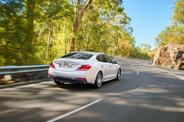 ▲韓系豪華房車Genesis G70導入澳洲   對戰3系列、C-Class與A4。（圖／翻攝自Genesis）