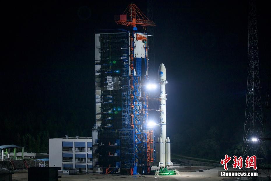 ▲▼中國成功發射第46顆北斗導航衛星。（圖／翻攝中新社）
