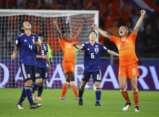 ▲世界盃女足，日本女足不敵荷蘭女足。（圖／達志影像／美聯社） 