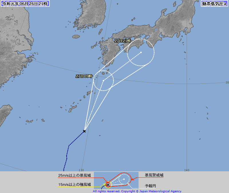 ▲▼最後24小時生成「聖帕颱風」！路徑預測出爐　狂奔1天貫穿日本。（圖／中央氣象局、氣象廳）