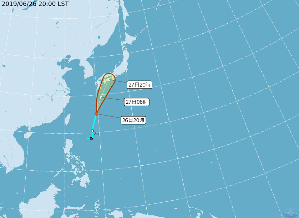 ▲▼最後24小時生成「聖帕颱風」！路徑預測出爐　狂奔1天貫穿日本。（圖／中央氣象局、氣象廳）