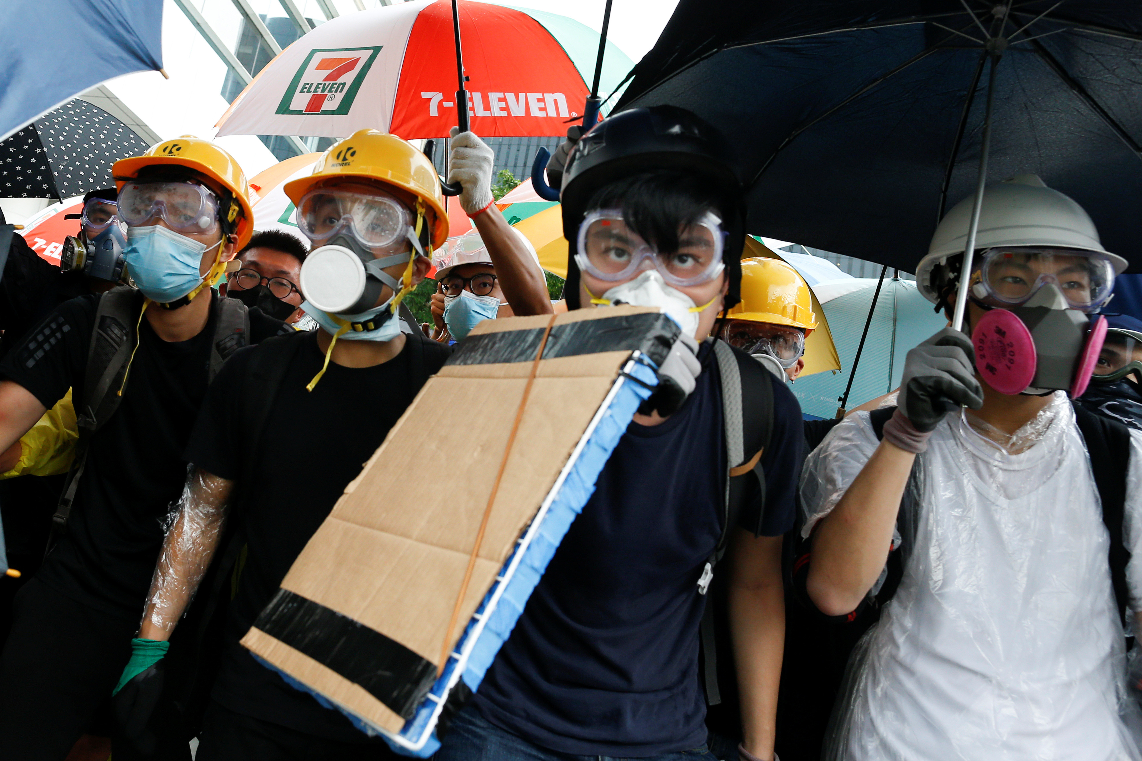 ▲香港七一示威民眾。（圖／路透）