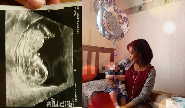 「懷孕8個月」26歲女遭惡徒刺殺　腹中胎兒命危搶救中。（圖／翻攝自Facebook／Kellymary Fauvrelle）