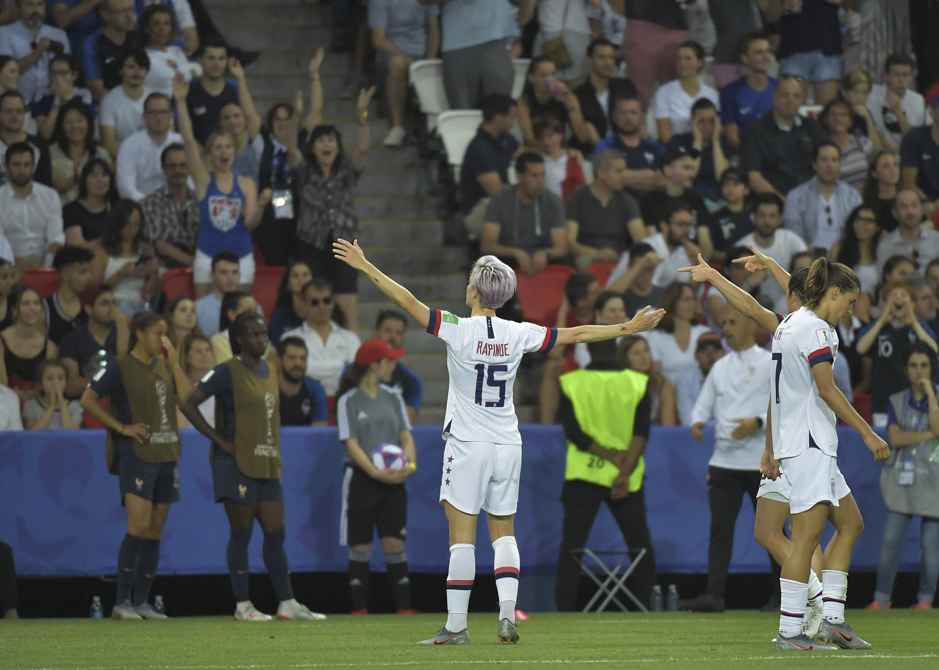 ▲▼美國女子足球隊隊長拉皮諾（Megan Rapinoe）。（圖／路透社）