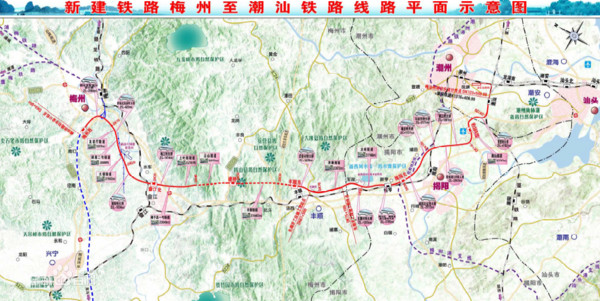 ▲「梅州→廣州」縮短3.5小時！　梅汕鐵路全線鋪軌完成（圖／翻攝百度）