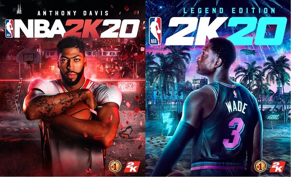 ▲迎戰未來！AD、閃電俠出任《NBA 2K20》封面球星。（圖／廠商提供）