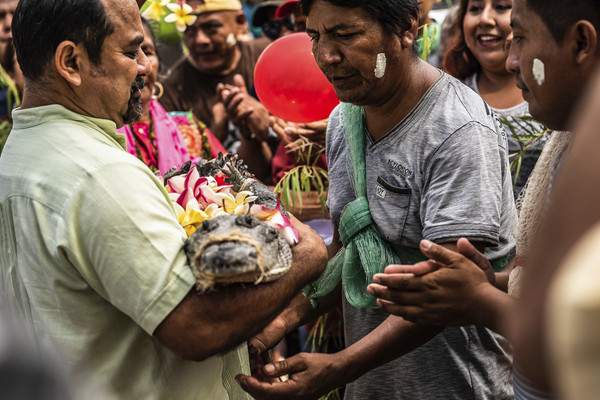 ▲▼墨西哥有迎娶鱷魚為妻的傳統儀式。（圖／達志影像／美聯社）