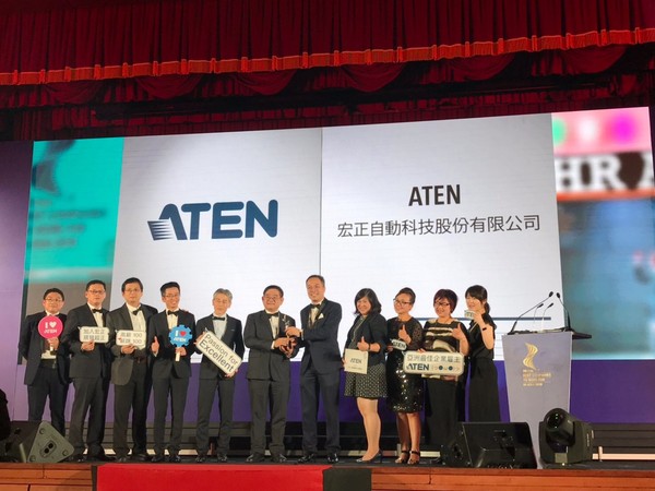 ▲ATEN宏正科榮膺2019亞洲最佳企業雇主獎。（圖／宏正科提供）