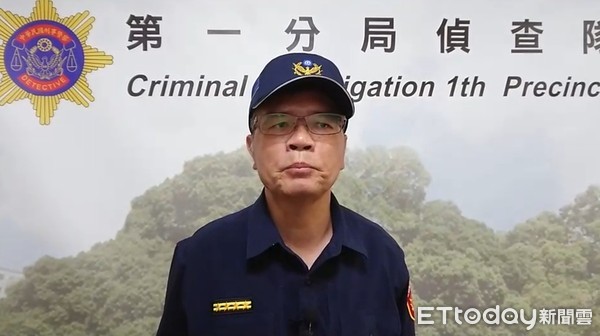 ▲市警一分局副分局長盧福記指出，該案經查並非交通事故，雙方當事人未提告，也無任何意見表示，警方尚未進一步處理。（圖／記者林悅翻攝）