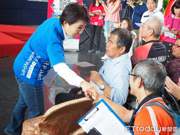 ▲盧秀燕動用6百萬支持亞洲身障桌球比賽。（圖／記者鄧木卿攝）