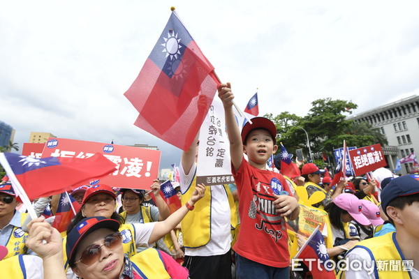 ▲▼國民黨七七凱道大會師。（圖／記者湯興漢攝）