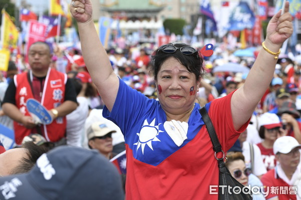 ▲▼國民黨七七凱道大會師。（圖／記者湯興漢攝）