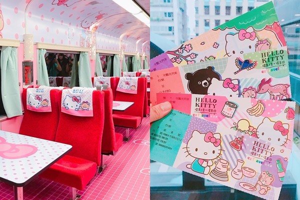 ▲▼Hello Kitty環島之星彩繪列車。（圖／記者賴文萱攝）