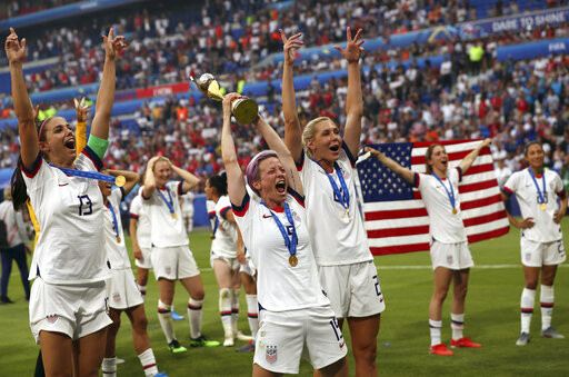▲世界盃女足，美國女足完成二連霸。（圖／達志影像／美聯社）
