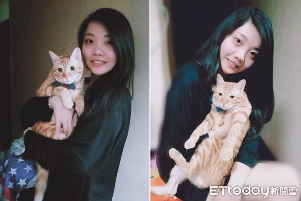 ▲幸福的仔仔與飼主合影。