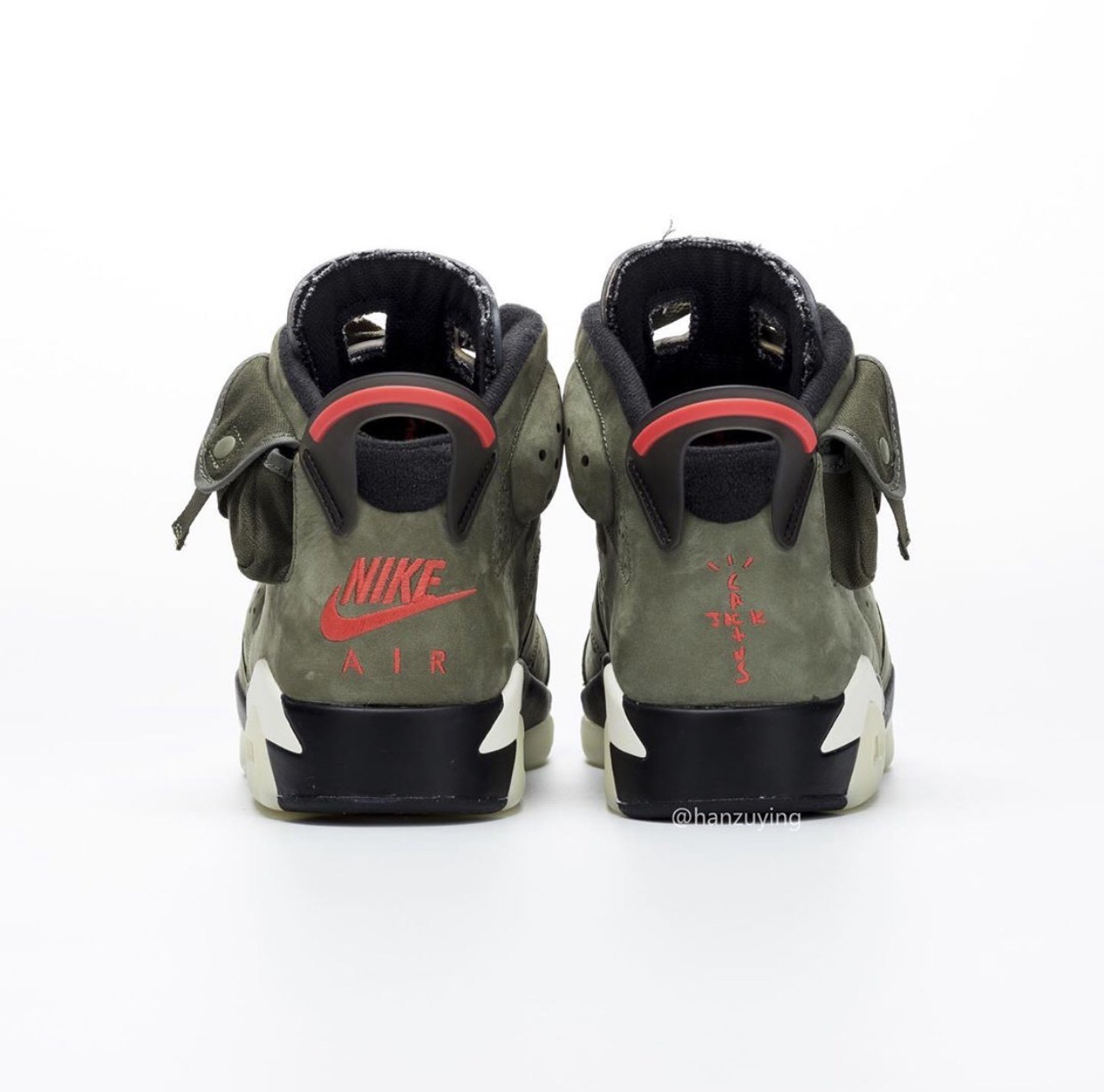 ▲Travis Scott X Air Jordan 6。（圖／翻攝自IG@hanzuying、Nike）