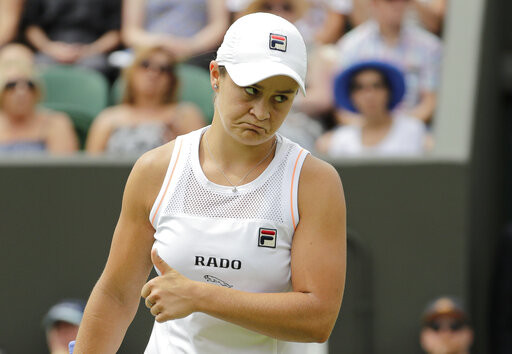 ▲溫網，澳洲球后芭提(Ashleigh Barty)。（圖／達志影像／美聯社）