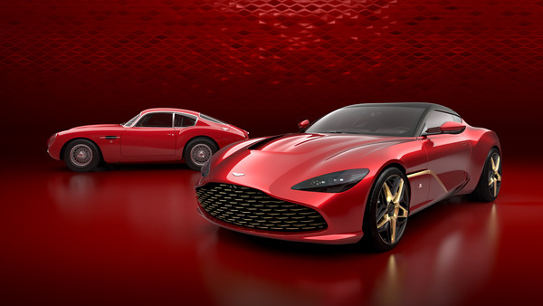 ▲Aston Martin DBS GT Zagato&DB4 GT Zagato Continuations定裝照曝光。（圖／翻攝Aston Martin）