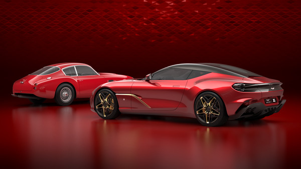 ▲Aston Martin DBS GT Zagato & DB4 GT Zagato Continuations定裝照曝光。（圖／翻攝Aston Martin）