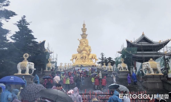 ▲▼四川峨嵋山,峨眉派,十方普賢聖像。（圖／記者曾俊豪攝）