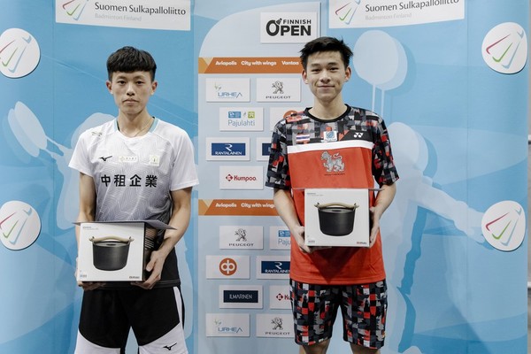 ▲台灣19歲小將林俊易（左）。（圖／翻攝自finnishopen）