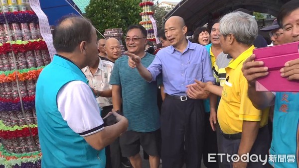 ▲▼韓國瑜抵達苗栗。（圖／記者黃國霖攝） 