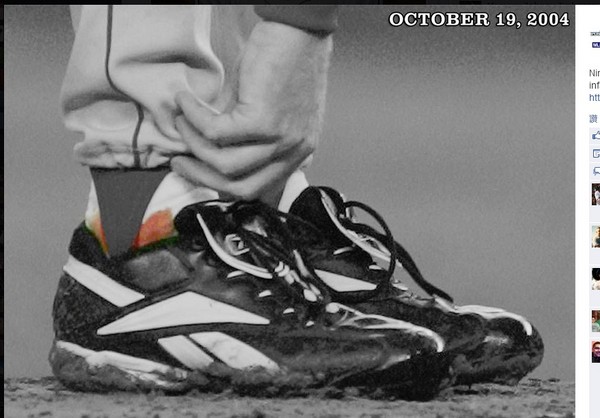 紅襪席林的「血襪事件」，堪稱史上最經典戰役之一。(圖／擷自大聯盟臉書)