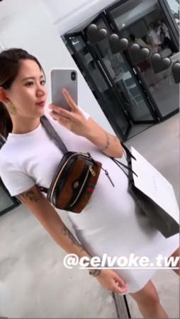 ▲▼陳艾琳6個月大肚。（圖／翻攝自Instagram／chen_ai_ling51）