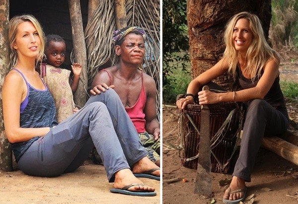 ▲▼Livia Simoka,非洲,剛果,部落（圖／翻攝自Instagram帳號「livisimoka」）