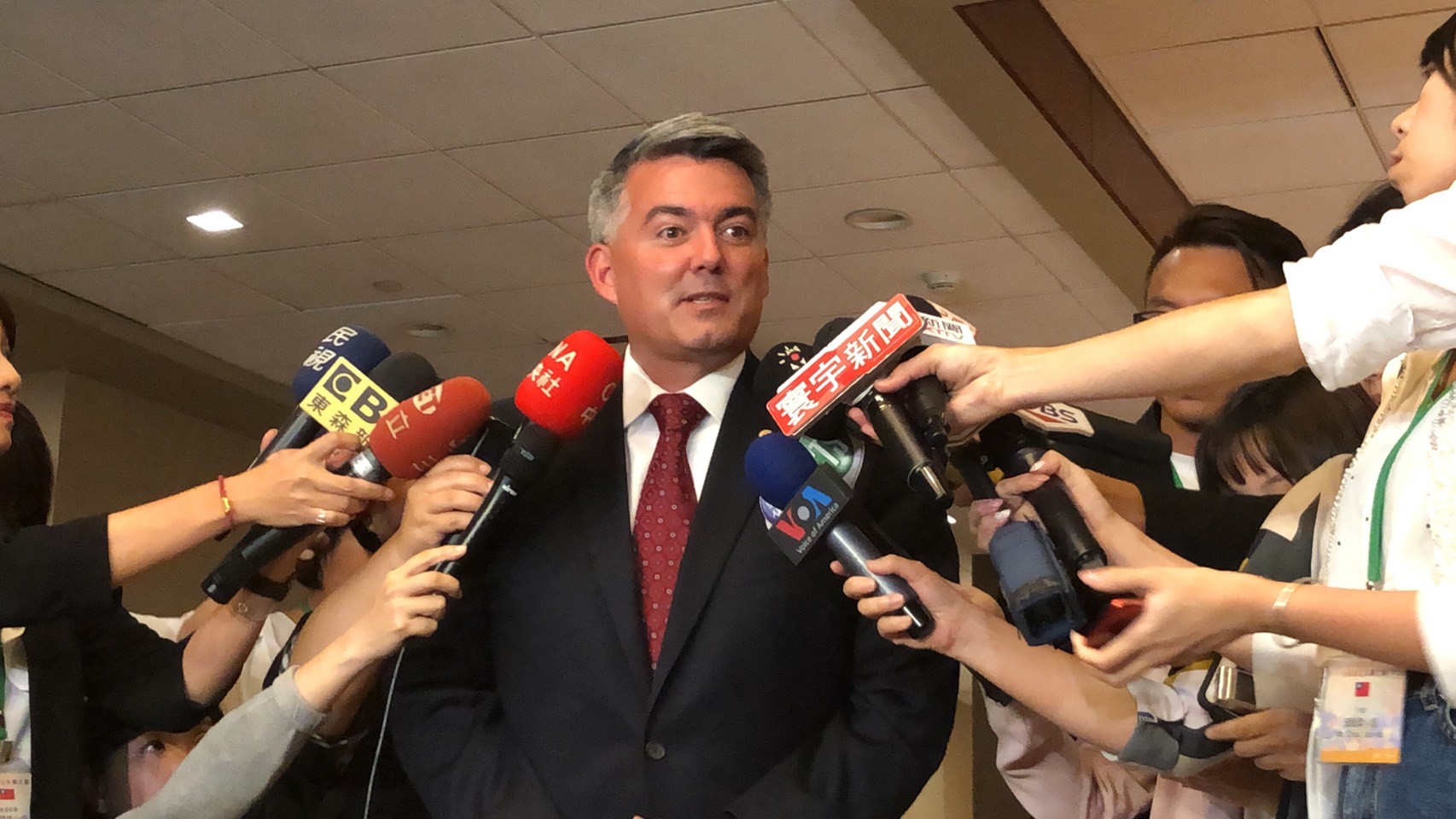 ▲▼美國參議院外交委員會亞太小組主席賈德納（Senator Cory Gardner）受訪。（圖／記者陶本和攝）