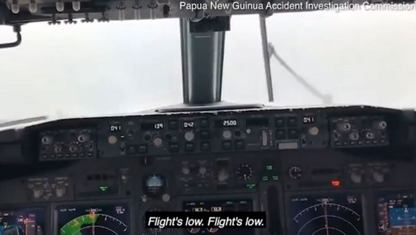 ▲▼巴布亞紐幾內亞「紐幾內亞航空」（Air Niugini）一架波音737班機發生墜機事故，事故調查委員會公布當時畫面。（圖／翻攝自臉書）