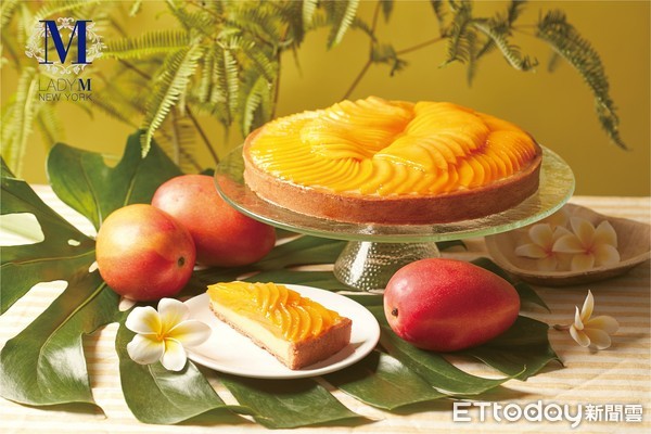 ▲夏天就是芒果的季節　Lady M全球獨家推出芒果千層蛋糕。（圖／Lady M提供）