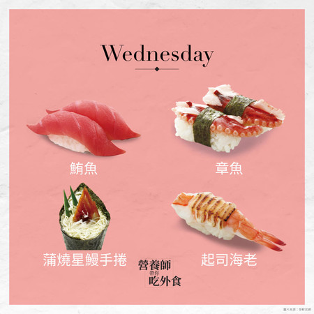 ▲▼壽司,爭鮮。（圖／營養師帶你外食提供）