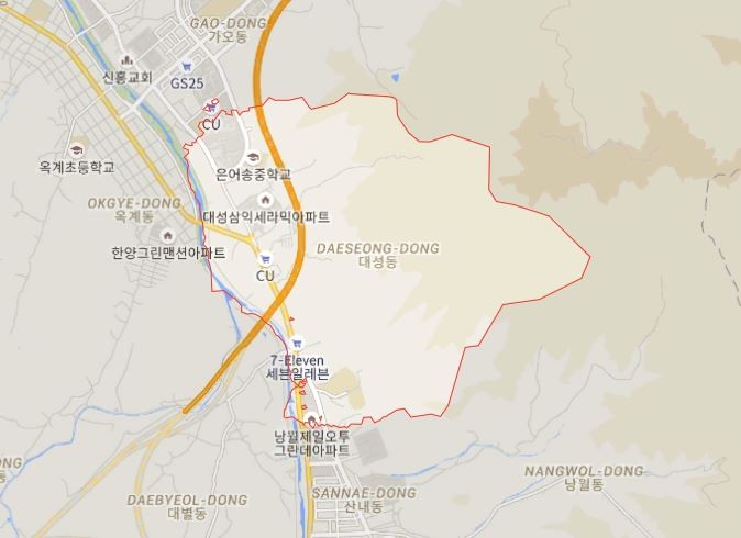 ▲▼南韓最敏感村落「自由之村」（停戰村）。（圖／翻攝自Google Maps）