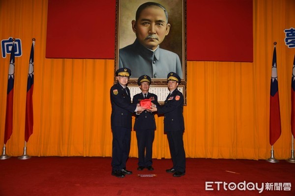 ▲台北市警局22日上午進行新任分局長佈達典禮。（圖／記者張君豪翻攝）
