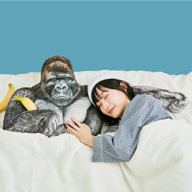 ▲猩猩抱枕。（圖／翻攝自felissimo.co.jp）
