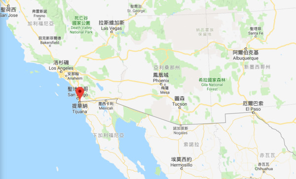 ▲▼ 墨西哥提華納（Tijuana）。（圖／翻攝自Google map）