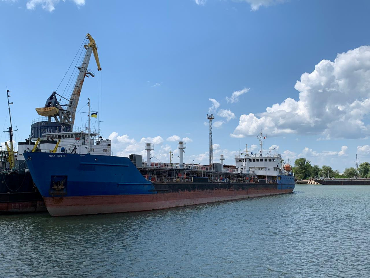▲俄羅斯籍油輪「Neyma」被烏克蘭扣押。（圖／路透）